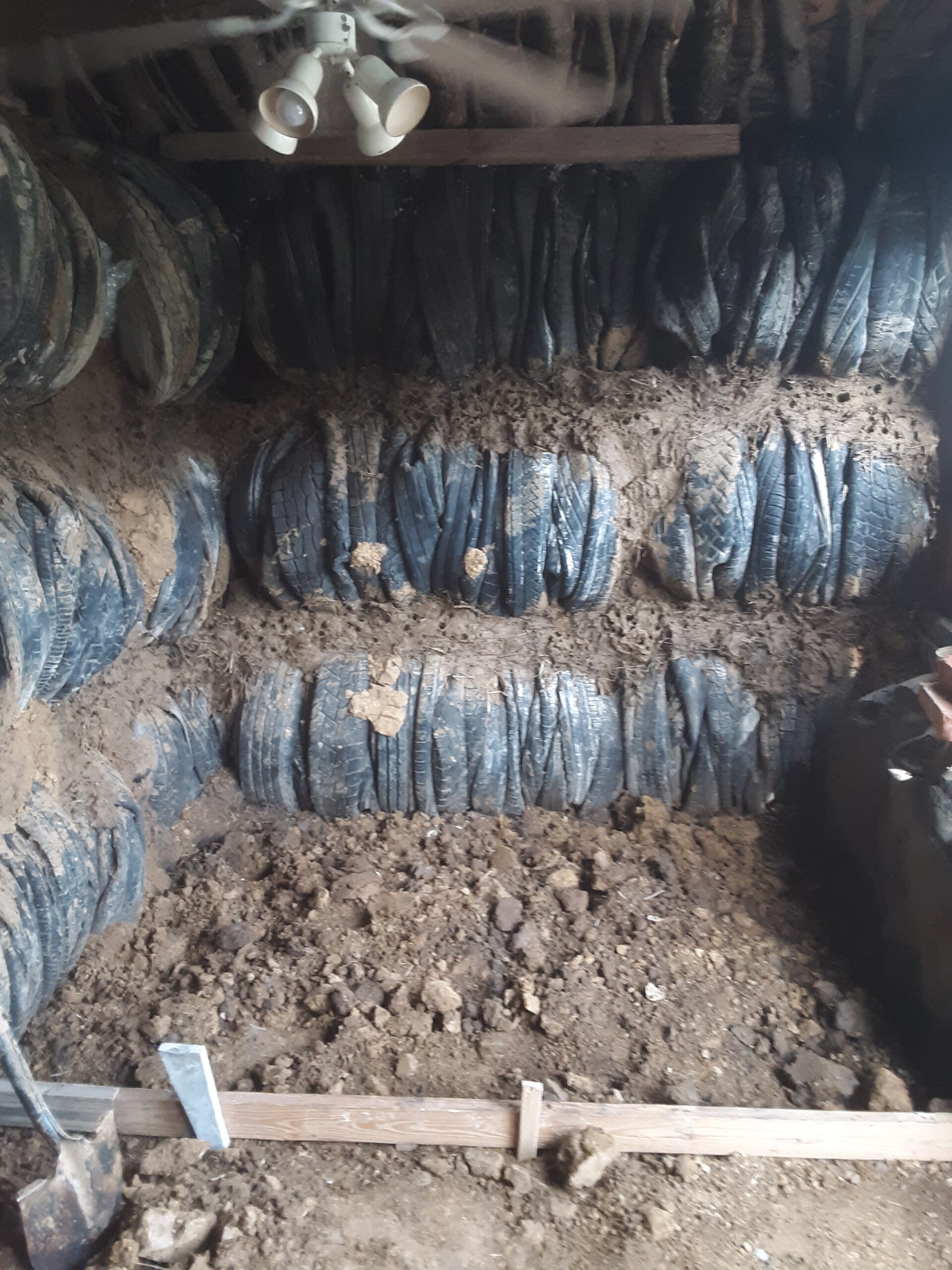 Tire Bale Cabin